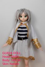 GUAVADOLL DM05 145cm Aカップノーマル肌 手描きメイク ビニール製のヘッド コスプレ系 同じ服購入可 アニメドール - 画像 (9)