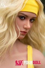 TOP-CYDOLL Polly 176cm Eカップ フルシリコン ボディ選択可 顎機能追加可 Wheat肌 テニス女子 長身美女 ブロンド ラブドール