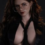 TOP-CYDOLL Elva 176cm Eカップ フルシリコン ボディ選択可 Natural肌 顎機能付き 長身美女 クール系 セクシー ダッチワイフ