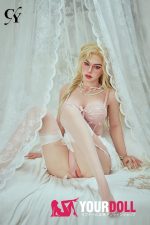 TOP-CYDOLL Lindsay 167cm Dカップ フルシリコン ボディ選択可 顎機能付き Natural肌 外人美女 ブロンド 気品 ふっくら唇 リアルドール - 画像 (18)