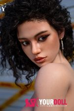 TOP-CYDOLL Tanya 168cm Fカップ フルシリコン ボディ選択可 顎機能付き Wheat肌 アジア系 エロ 雀斑メイク ふっくら唇 等身大ドール - 画像 (4)