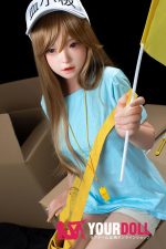 Fudoll 環奈 #J008 140cm Bカップ シリコンヘッド+TPEボディ 顎機能追加可 可愛い ちっぱい 血小板ちゃん ラブドール - 画像 (4)