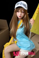 Fudoll 環奈 #J008 140cm Bカップ シリコンヘッド+TPEボディ 顎機能追加可 可愛い ちっぱい 血小板ちゃん ラブドール - 画像 (6)
