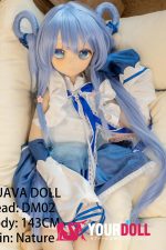GUAVADOLL DM02 143cm Cカップ ノーマル肌 手描きメイク ビニール製のヘッド 癒し系 可愛い アニメドール - 画像 (6)
