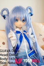 GUAVADOLL DM02 143cm Cカップ ノーマル肌 手描きメイク ビニール製のヘッド 癒し系 可愛い アニメドール - 画像 (4)