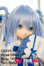 GUAVADOLL DM02 143cm Cカップ ノーマル肌 手描きメイク ビニール製のヘッド 癒し系 可愛い アニメドール - 画像 (3)