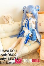 GUAVADOLL DM02 143cm Cカップ ノーマル肌 手描きメイク ビニール製のヘッド 癒し系 可愛い アニメドール - 画像 (12)