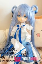 GUAVADOLL DM02 143cm Cカップ ノーマル肌 手描きメイク ビニール製のヘッド 癒し系 可愛い アニメドール - 画像 (7)