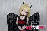 GUAVADOLL DM02 136cm AAカップ ノーマル肌 デカールメイク ビニール製のヘッド ハート目 小悪魔ちゃん ラブドール - 画像 (9)