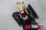 GUAVADOLL DM02 136cm AAカップ ノーマル肌 デカールメイク ビニール製のヘッド ハート目 小悪魔ちゃん ラブドール - 画像 (10)