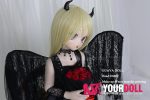 GUAVADOLL DM02 136cm AAカップ ノーマル肌 デカールメイク ビニール製のヘッド ハート目 小悪魔ちゃん ラブドール - 画像 (8)