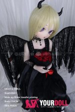 GUAVADOLL DM02 136cm AAカップ ノーマル肌 デカールメイク ビニール製のヘッド ハート目 小悪魔ちゃん ラブドール - 画像 (5)