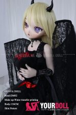 GUAVADOLL DM02 136cm AAカップ ノーマル肌 デカールメイク ビニール製のヘッド ハート目 小悪魔ちゃん ラブドール - 画像 (2)