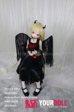 GUAVADOLL DM02 136cm AAカップ ノーマル肌 デカールメイク ビニール製のヘッド ハート目 小悪魔ちゃん ラブドール - 画像 (7)