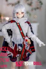 GUAVADOLL DM08 147cm Cカップ ノーマル肌  手描きメイク ビニール製のヘッド 白髪 優しい 綺麗 ラブドール - 画像 (8)