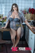 Irontech Doll Celine S13 162cm plus Fカップ フルシリコン BBW 肥満 熟女 外人 ぽっちゃり ラブドール 新品 顎機能追加可 - 画像 (16)