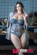 Irontech Doll Celine S13 162cm plus Fカップ フルシリコン BBW 肥満 熟女 外人 ぽっちゃり ラブドール 新品 顎機能追加可 - 画像 (14)
