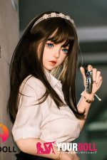 Shedoll Duoduo(朵朵) 156cm Eカップ フルシリコン 顎機能追加可 童顔巨乳 眼鏡娘 ラブドール - 画像 (2)