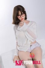 Shedoll Chuyue(楚玥) 167cm Dカップ シリコンヘッド+TPEボディ 顎機能追加可 眼鏡娘 楚々 リアル彼女 ラブドール - 画像 (7)