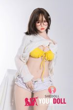 Shedoll Chuyue(楚玥) 167cm Dカップ シリコンヘッド+TPEボディ 顎機能追加可 眼鏡娘 楚々 リアル彼女 ラブドール - 画像 (8)