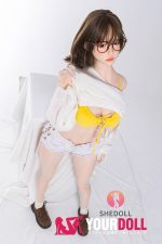 Shedoll Chuyue(楚玥) 167cm Dカップ シリコンヘッド+TPEボディ 顎機能追加可 眼鏡娘 楚々 リアル彼女 ラブドール - 画像 (11)
