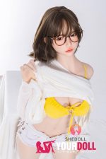 Shedoll Chuyue(楚玥) 167cm Dカップ シリコンヘッド+TPEボディ 顎機能追加可 眼鏡娘 楚々 リアル彼女 ラブドール - 画像 (2)