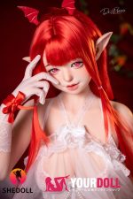 Shedoll Yaoyao(夭夭) 156cm Eカップ フルシリコン 顎機能追加可 ハート目 サキュバス 淫紋 エッチ ラブドール - 画像 (5)