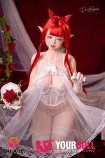 Shedoll Yaoyao(夭夭) 156cm Eカップ フルシリコン 顎機能追加可 ハート目 サキュバス 淫紋 エッチ ラブドール - 画像 (18)