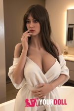 Aibei Doll #225 153cm-肥満 Mカップ Tan肌 魅惑の谷間 熟女 等身大 ダッチワイフ - 画像 (2)