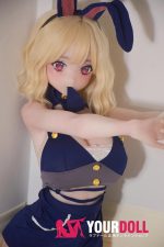 ElsaBabe 歌代汐里 RAD028 148cm-L ピンク肌 フルシリコン ウサギ警官 綺麗 巨乳 ラブドール - 画像 (2)