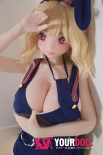 ElsaBabe 歌代汐里 RAD028 148cm-L ピンク肌 フルシリコン ウサギ警官 綺麗 巨乳 ラブドール - 画像 (8)
