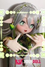 ElsaBabe 赤坂香織 AHR015 125cm ピンク肌 フルシリコン エルフ耳 可愛い コスプレ系 アニメドール - 画像 (2)