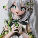ElsaBabe 赤坂香織 AHR015 125cm ピンク肌 フルシリコン エルフ耳 可愛い コスプレ系 アニメドール