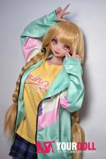 ElsaBabe 藤崎純子 RAD003 148cm-L ピンク肌 フルシリコン 八重歯 コスプレ系 美少女 巨乳 アニメドール - 画像 (4)