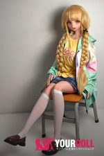 ElsaBabe 藤崎純子 RAD003 148cm-L ピンク肌 フルシリコン 八重歯 コスプレ系 美少女 巨乳 アニメドール - 画像 (12)