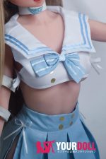 ElsaBabe 小泉ねね RADA001 102cm-M ピンク肌 フルシリコン 八重歯 セーラー服 愛嬌 同じ服購入可 アニメドール - 画像 (9)