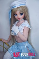 ElsaBabe 小泉ねね RADA001 102cm-M ピンク肌 フルシリコン 八重歯 セーラー服 愛嬌 同じ服購入可 アニメドール - 画像 (2)