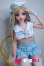 ElsaBabe 小泉ねね RADA001 102cm-M ピンク肌 フルシリコン 八重歯 セーラー服 愛嬌 同じ服購入可 アニメドール - 画像 (5)
