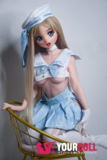 ElsaBabe 小泉ねね RADA001 102cm-M ピンク肌 フルシリコン 八重歯 セーラー服 愛嬌 同じ服購入可 アニメドール - 画像 (6)
