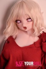 ElsaBabe 浅香萌里 RAD043 148cm-M ピンク肌 フルシリコン 舌出し ハート目 エロ エルフ耳 アニメドール - 画像 (9)