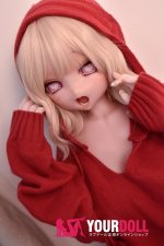 ElsaBabe 浅香萌里 RAD043 148cm-M ピンク肌 フルシリコン 舌出し ハート目 エロ エルフ耳 アニメドール - 画像 (5)