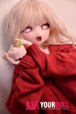 ElsaBabe 浅香萌里 RAD043 148cm-M ピンク肌 フルシリコン 舌出し ハート目 エロ エルフ耳 アニメドール - 画像 (3)