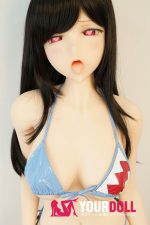 IROKEBIJIN Arisa 152cm Cカップ S-TPE製 ボディ選択可  White肌 アへ顔 舌出し ハート目 発情 アニメドール 新品
