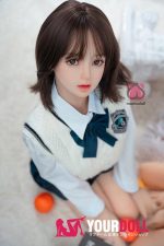 Momo  咲花 150cm H024-A Cカップノーマル肌 制服 猫耳 楚々 セックス人形 - 画像 (4)
