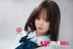 Momo  咲花 150cm H024-A Cカップノーマル肌 制服 猫耳 楚々 セックス人形 - 画像 (13)