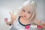 Momo 玲奈 H028-A 145cm Aカップ ノーマル肌 ちっぱい ブルマ 無邪気 ラブドール - 画像 (9)