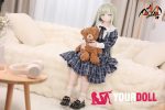 MOZU 沐子 121cm 小胸 15kg 画像と同じ仕様 ビニールヘッド+TPEボディ コスプレ系 無口 バンドリ アニメドール 新品 - 画像 (12)