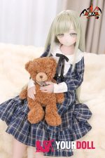 MOZU 沐子 121cm 小胸 15kg 画像と同じ仕様 ビニールヘッド+TPEボディ コスプレ系 無口 バンドリ アニメドール 新品 - 画像 (2)