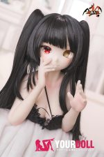 MOZU 夢姫 85cm レディ 6kg 画像通りの仕様 ビニールヘッド+TPEボディ オッドアイ アニメドール 新品 - 画像 (4)
