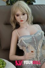 Orange in #666 158cm Cカップ White肌 フルシリコン 顎機能付き ブロンド リアル彼女 ラブドール
